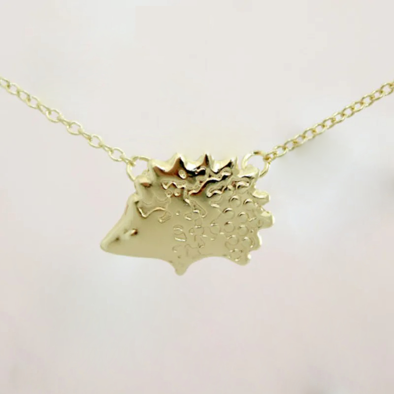 hedgehog necklace